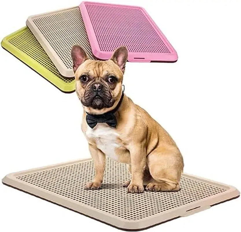 BANU Puppy Pee Pad Holder Indoor Outdoor Dog Potty Toilet Training Tray 20" X 16" for Small and Medium Dogs