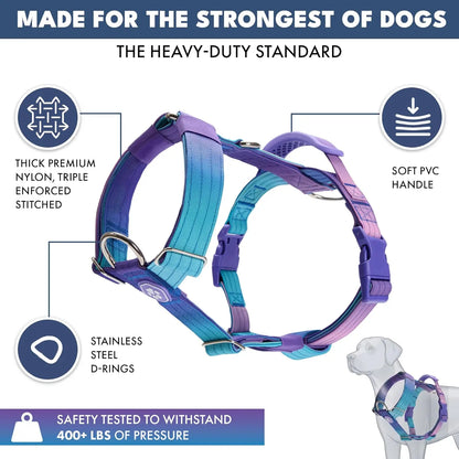 Spark Paws Comfort Control Large Dog No-Pull Harness, Halter Design with Front Clip, Durable and Heavy-Duty for Big and Strong Breeds
