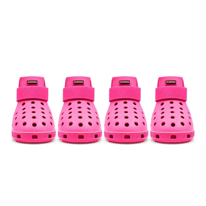 Dog Shoes for Hot Pavement - Dog Shoe for Small & Medium & Large Dogs, Dog Boots Paw Protectors, Easy on & Off, Non-Slip, Waterproof, Easy-Clean Dog Booties for Beach and Snow