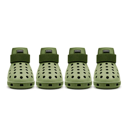Dog Shoes for Hot Pavement - Dog Shoe for Small & Medium & Large Dogs, Dog Boots Paw Protectors, Easy on & Off, Non-Slip, Waterproof, Easy-Clean Dog Booties for Beach and Snow