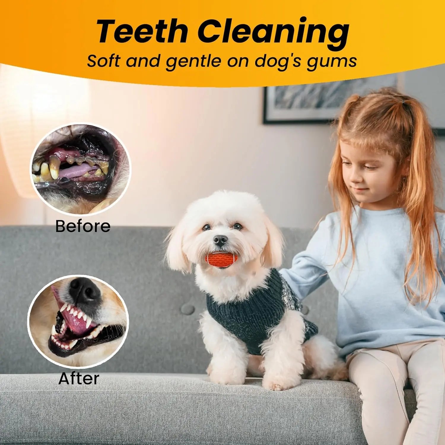 Squeaky Dog Football Toy, Rubber Dog Ball Toy for Aggressive Chewers, Floating Fetch Outdoor Puppy Toys, Tough Fetch Ball, Durable and Interactive for Medium Large Dogs