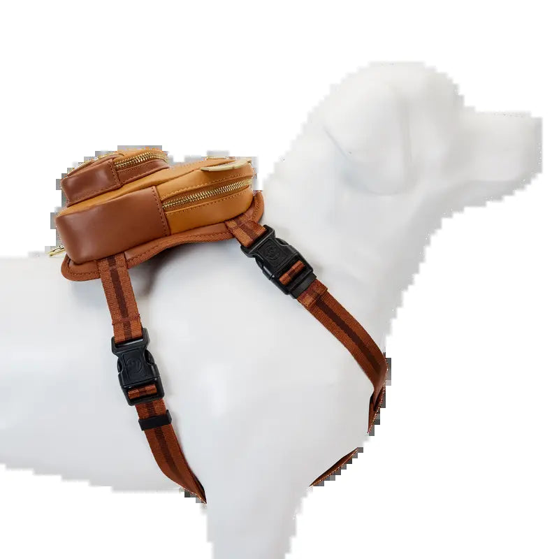 Ewok-Inspired Mini Backpack Dog Harness for Cosplay