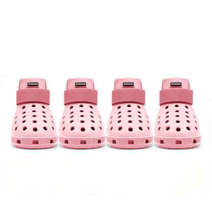 Dog Shoes for Hot Pavement - Dog Shoe for Small & Medium & Large Dogs, Dog Boots Paw Protectors, Easy on & Off, Non-Slip, Waterproof, Easy-Clean Dog Booties for Beach and Snow