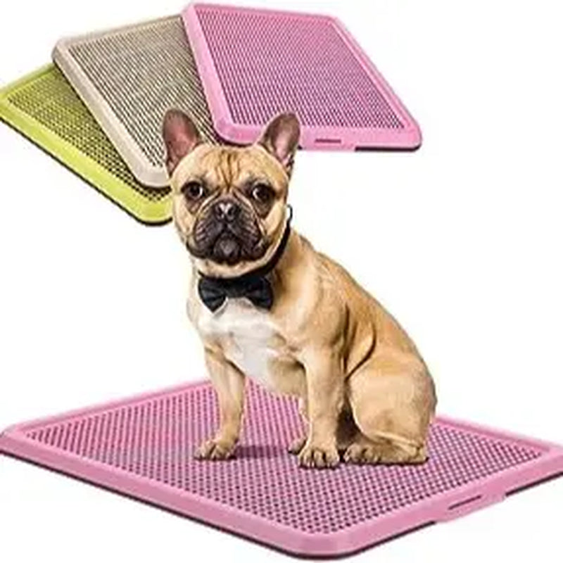 BANU Puppy Pee Pad Holder Indoor Outdoor Dog Potty Toilet Training Tray 20" X 16" for Small and Medium Dogs